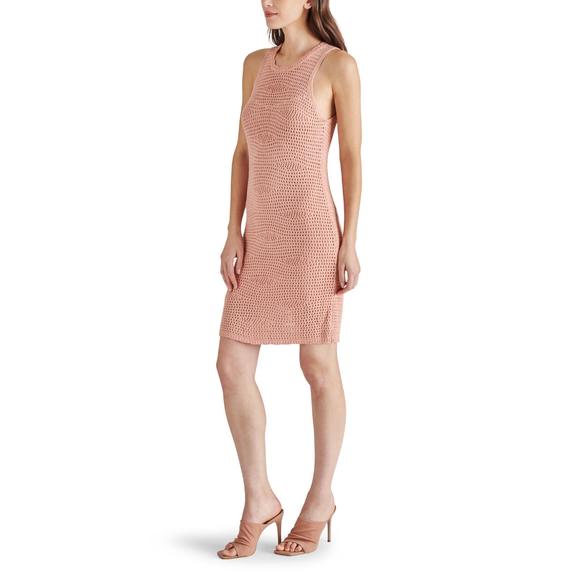 NEW STEVE MADDEN ronnie sweater dress in blush pink - Picture 4 of 10
